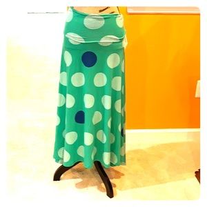 La Roe high low maxi skirt